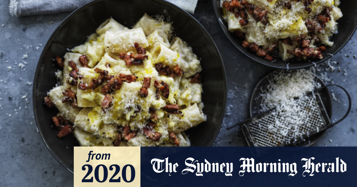 Adam Liaw's cauliflower cheese and bacon pasta, and golden syrup wings